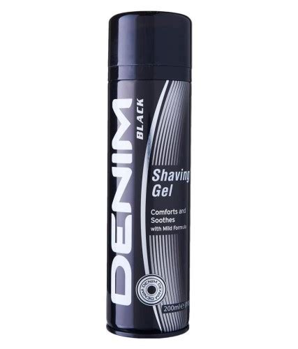 DENIM SHAVING GEL BLACK 12X200ML