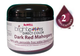 [GUYABA08] BEW.BR. READY TO USE DARK RED MAHOGONY (1x80GR)